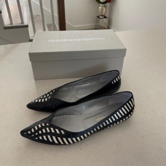 Georgina Goodman Black/Cream Flats. 41 EU - Picture 1 of 1